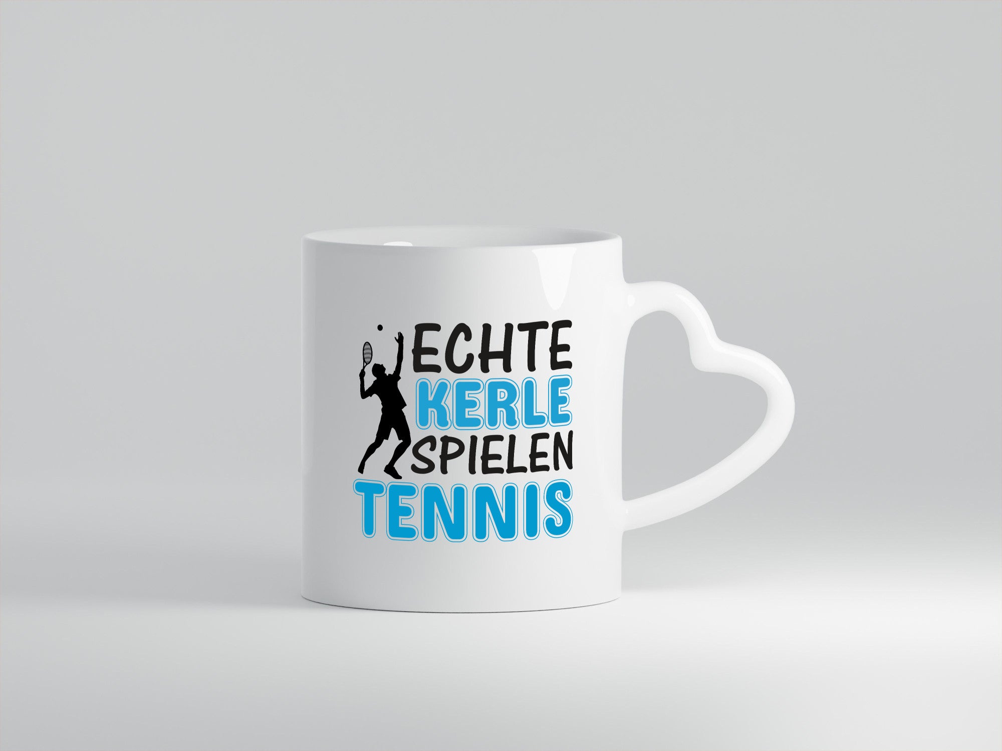 Echte Kerle spielen Tennis | Männer Tasse Sport Humor Geschenkidee