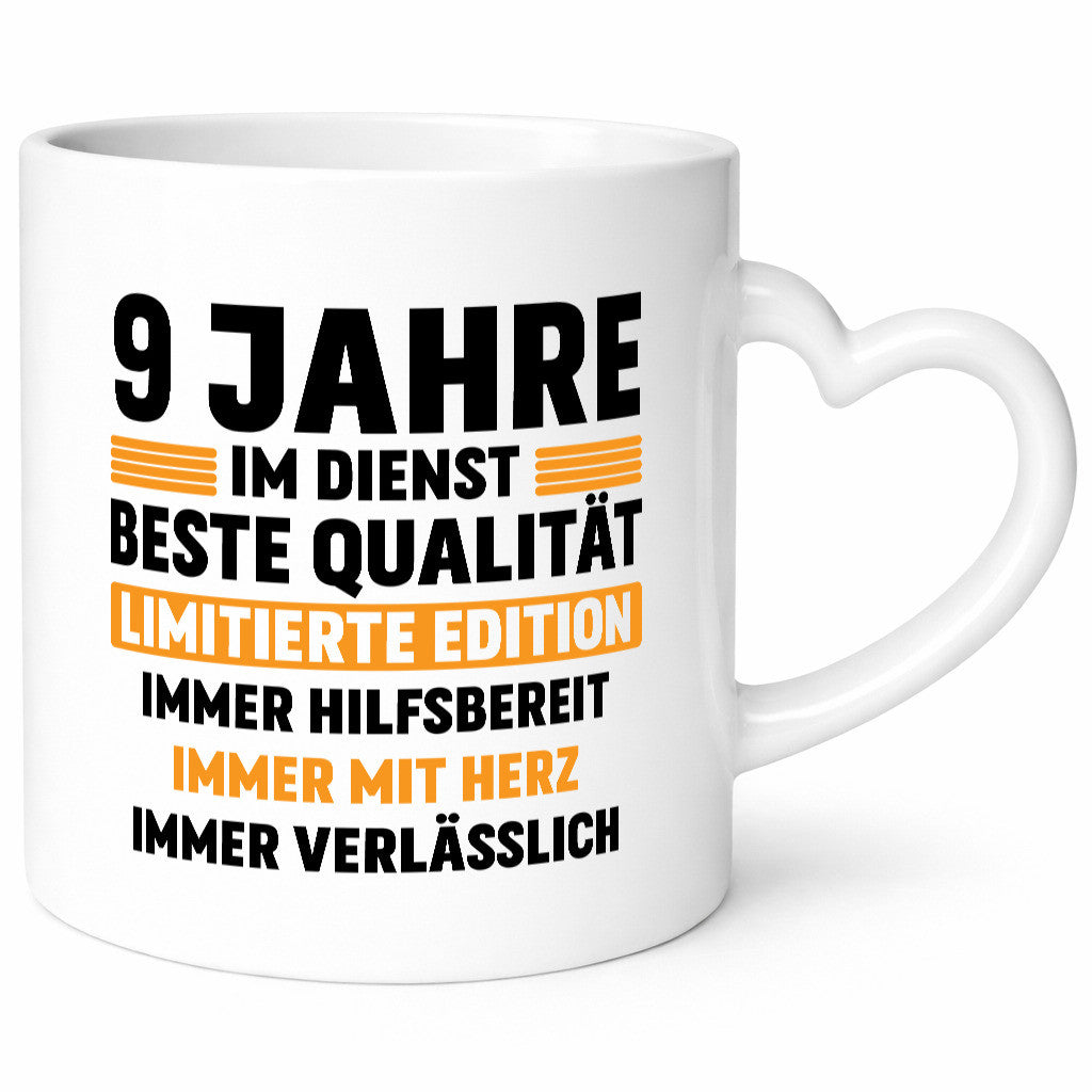 9 Jahre im Dienst | Jubiläum Arbeit v2 Geschenk Kollegen Büro lustiger Spruch