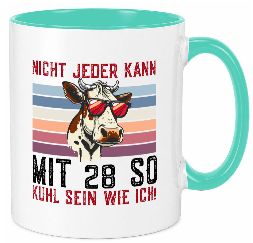 Mit 28 so gut aussehen | 28. Geburtstag Landwirt Bauer Geschenk Geschenkidee Tasse