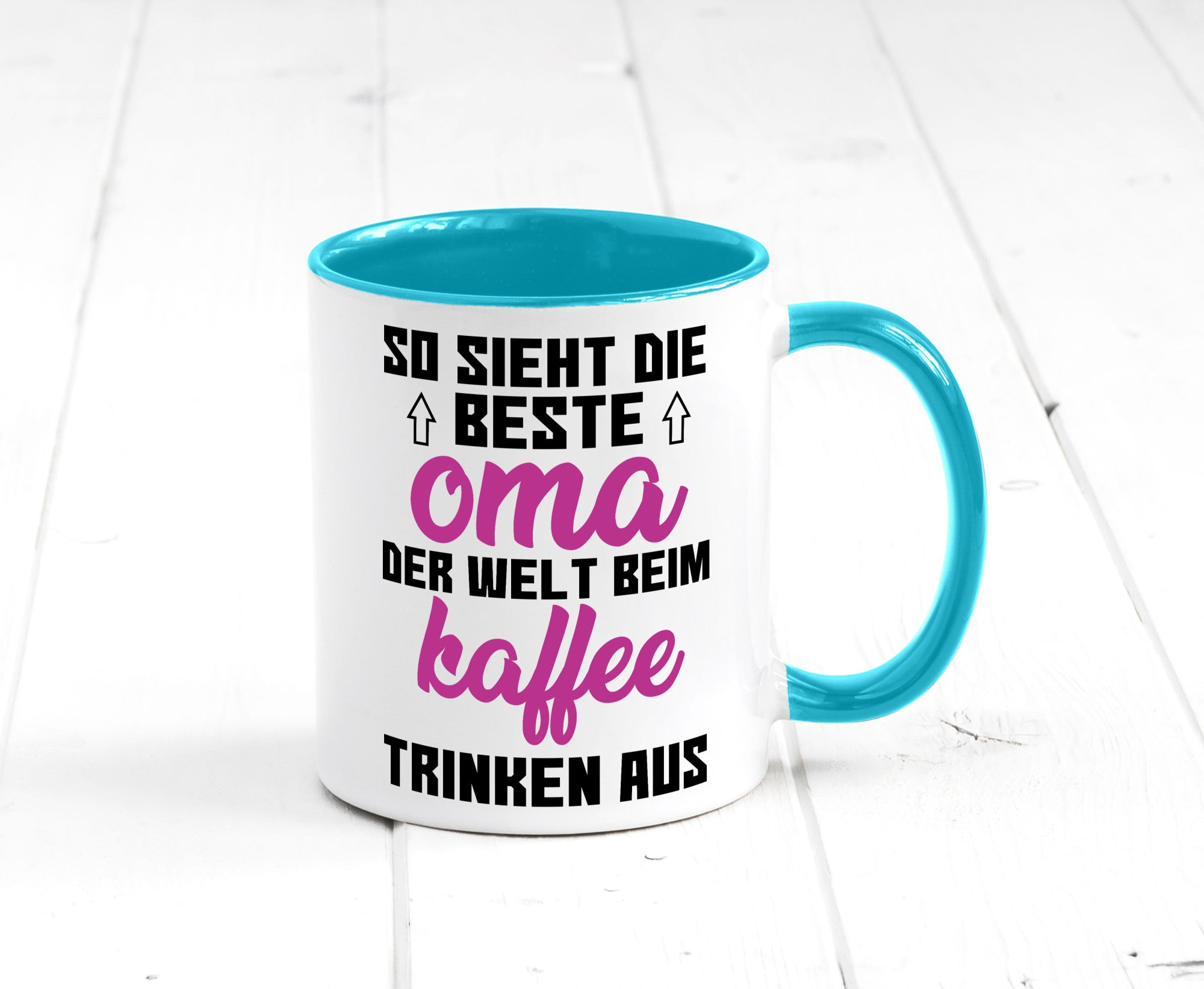 Beste Oma der Welt | Großmutter Tasse lustiger Spruch Geschenk Familie