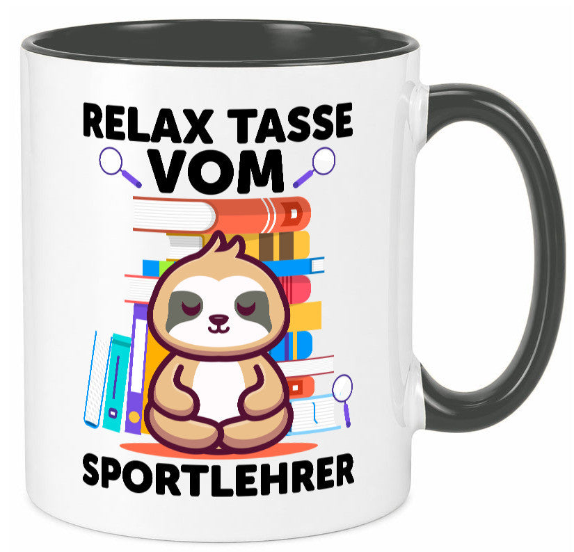 Relax Tasse: Sportlehrer | Lehrer Sport lustiger Spruch Geschenk Humor