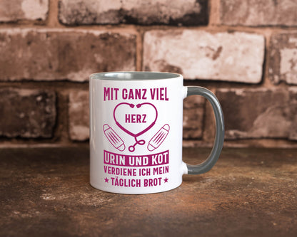 Herz, Urin, Kot, damit verdien ich mein Brot | Stethoskop Geschenk Humor