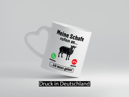 Meine Schafe rufen an | Biobauer Bauer Landwirtschaft Geschenk Humor
