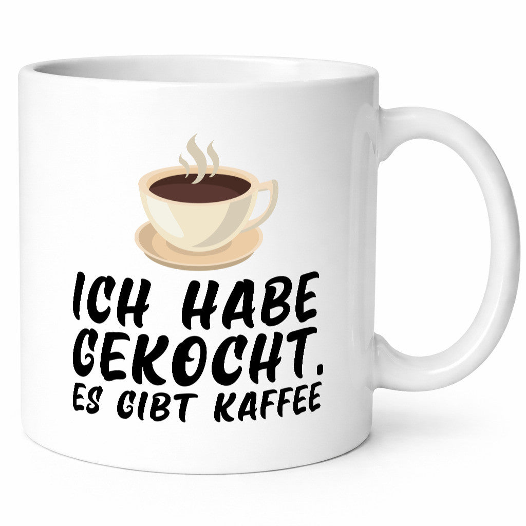 Ich habe gekocht | Kaffee Kochmuffel Kaffeeliebhaber Humor Geschenkidee Tasse