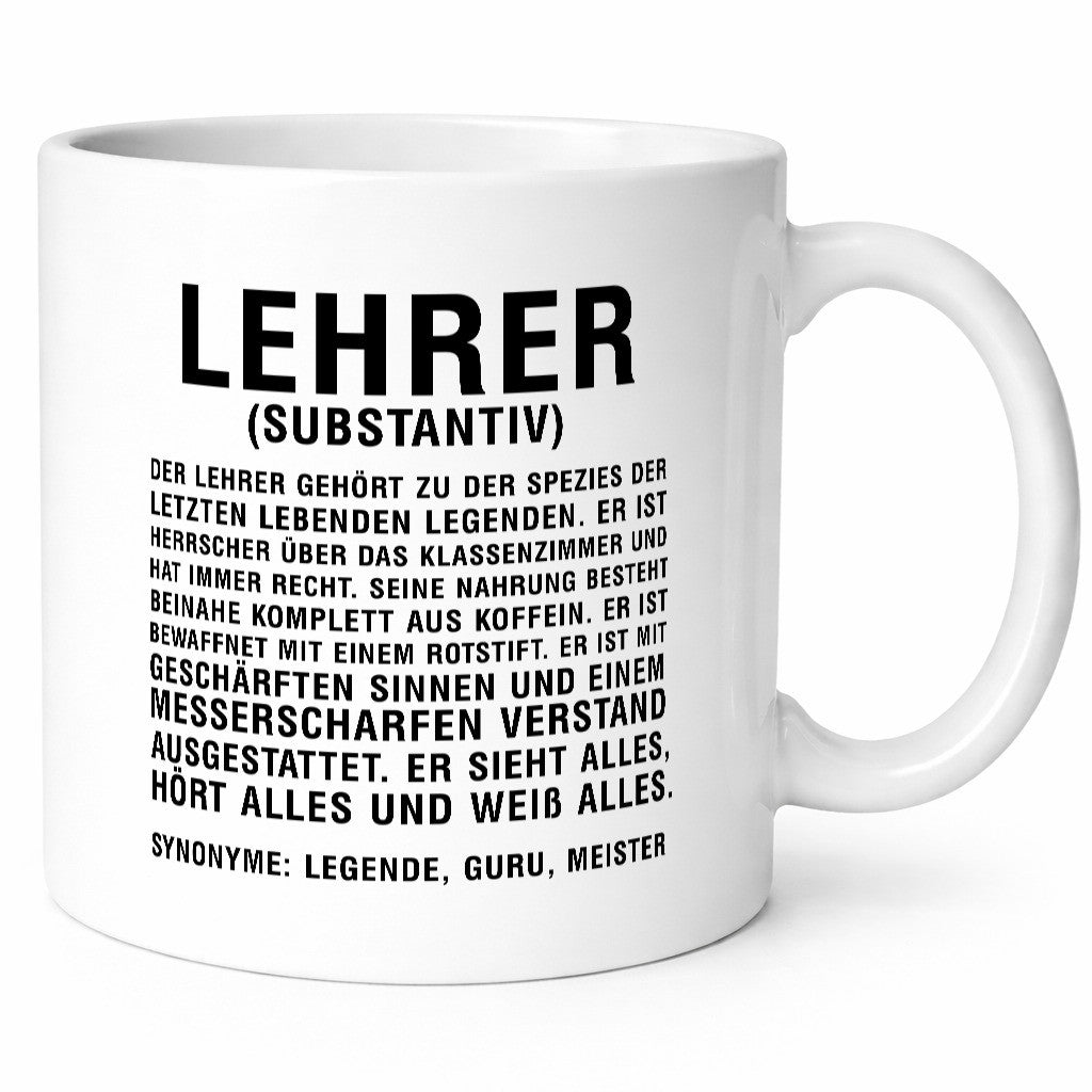 Lehrer | Definition Kollege Mitarbeiter Geschenkidee Arbeit Kollegen Büro Humor