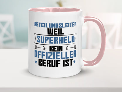 Superheld Abteilungsleiter| Führungskraft Geschenkidee Humor Tasse