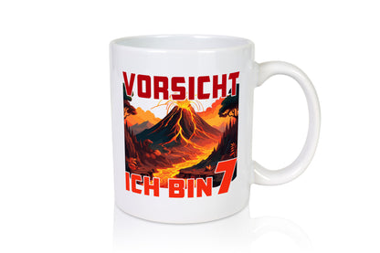 7. Geburtstag | 7 Jahre Vulkanausbruch Vulkan lustig Geschenkidee Geschenk Tasse
