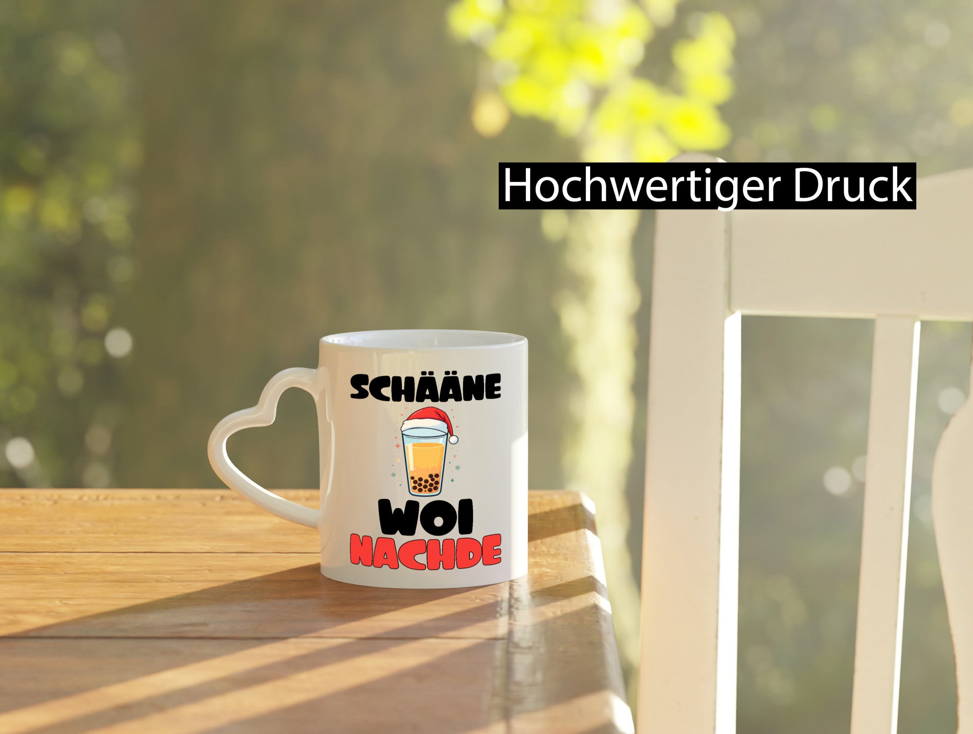 Schääne woi nachde | Weiohnachten Dialekt Mundart Geschenk Humor Geschenkidee