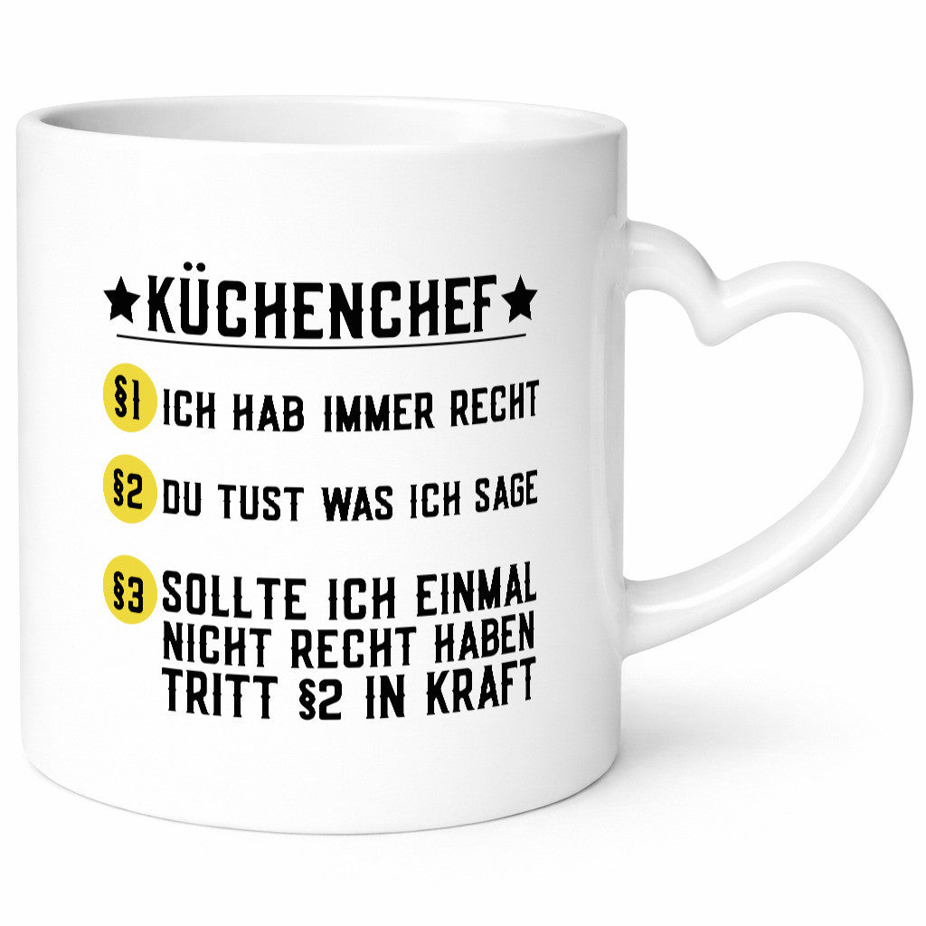 Küchenchef | Paragraphen Küchenregeln Koch Restaurant Geschenkidee Arbeit