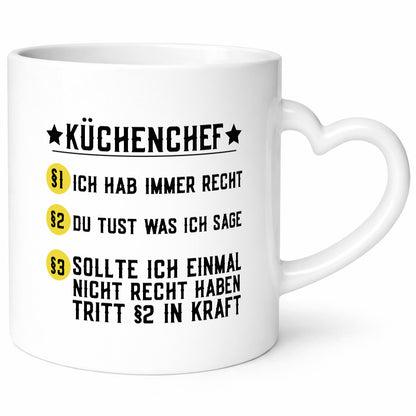 Küchenchef | Paragraphen Küchenregeln Koch Restaurant Geschenkidee Arbeit