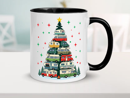 Camper | Camping Weihnachten Fahrzeuge Baumlichter v2 lustig Humor Geschenkidee