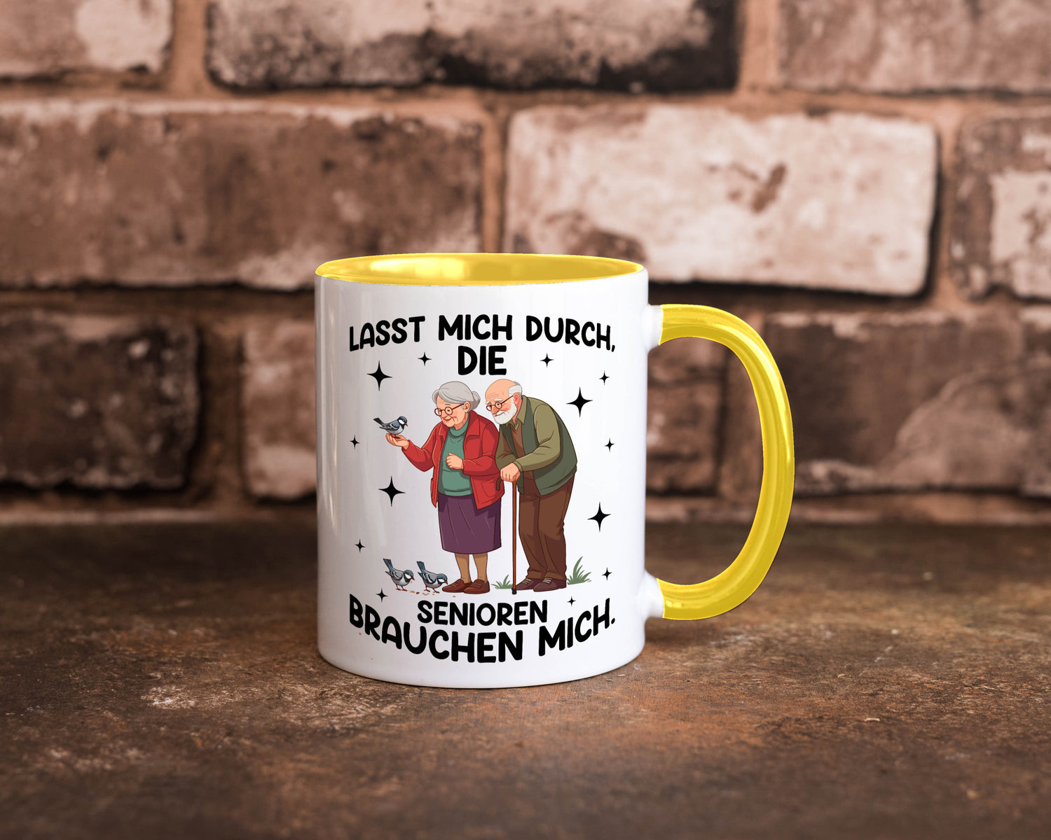 Senioren brauchen mich | Altenpflege Pflegekraft lustiger Spruch Geschenk Humor