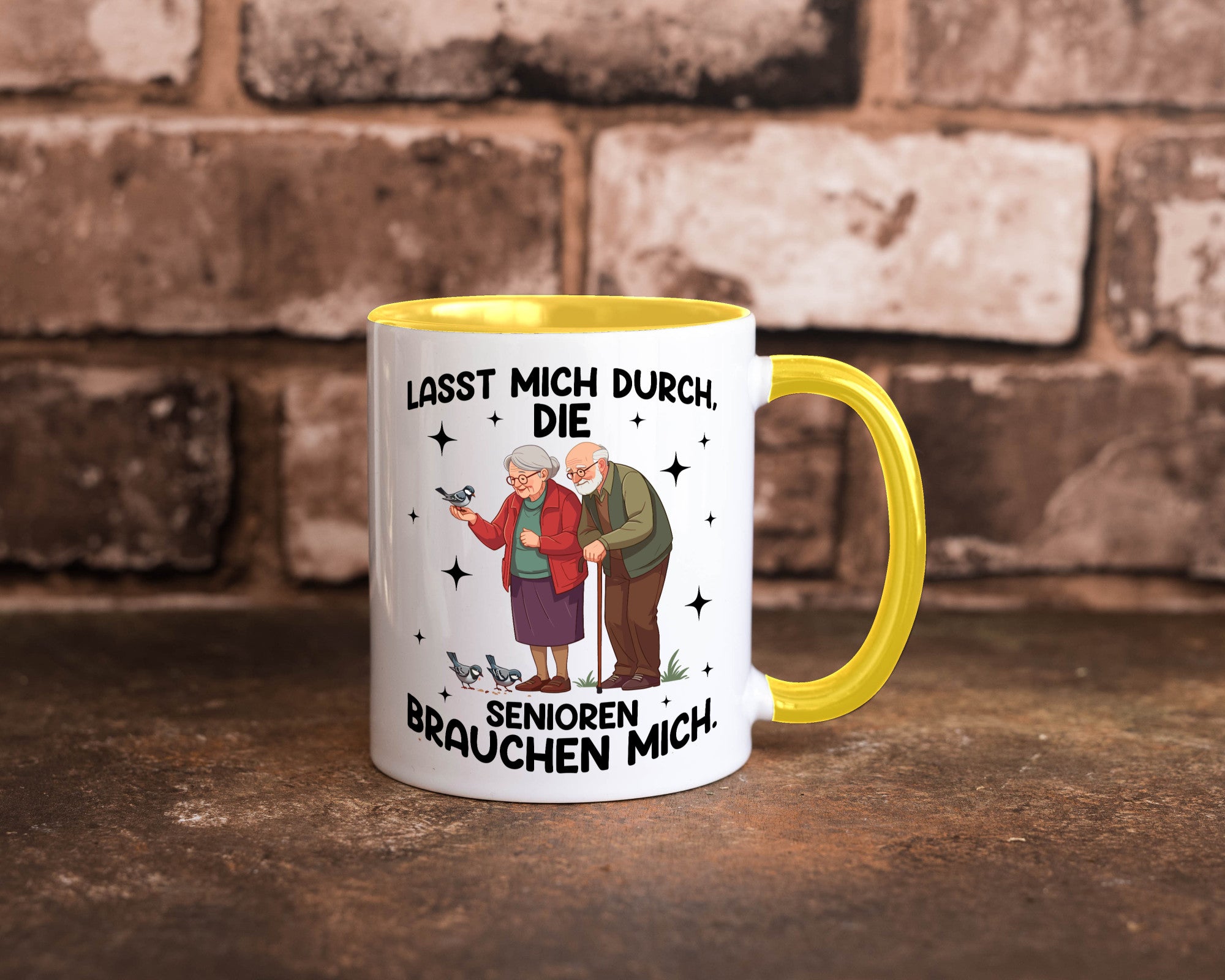 Senioren brauchen mich | Altenpflege Pflegekraft lustiger Spruch Geschenk Humor