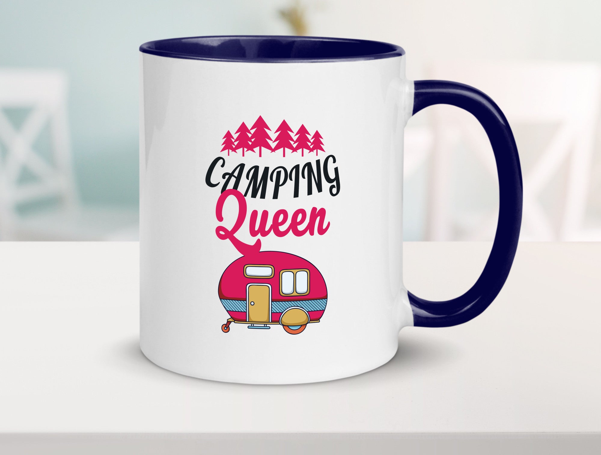 Camping Queen | Natur Lagerfeuer Geschenk Humor Geschenkidee lustiger Spruch