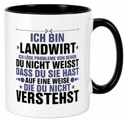 Löse Probleme: Landwirt | Bauer Landwirtschaft v2 Geschenk Humor Geschenkidee