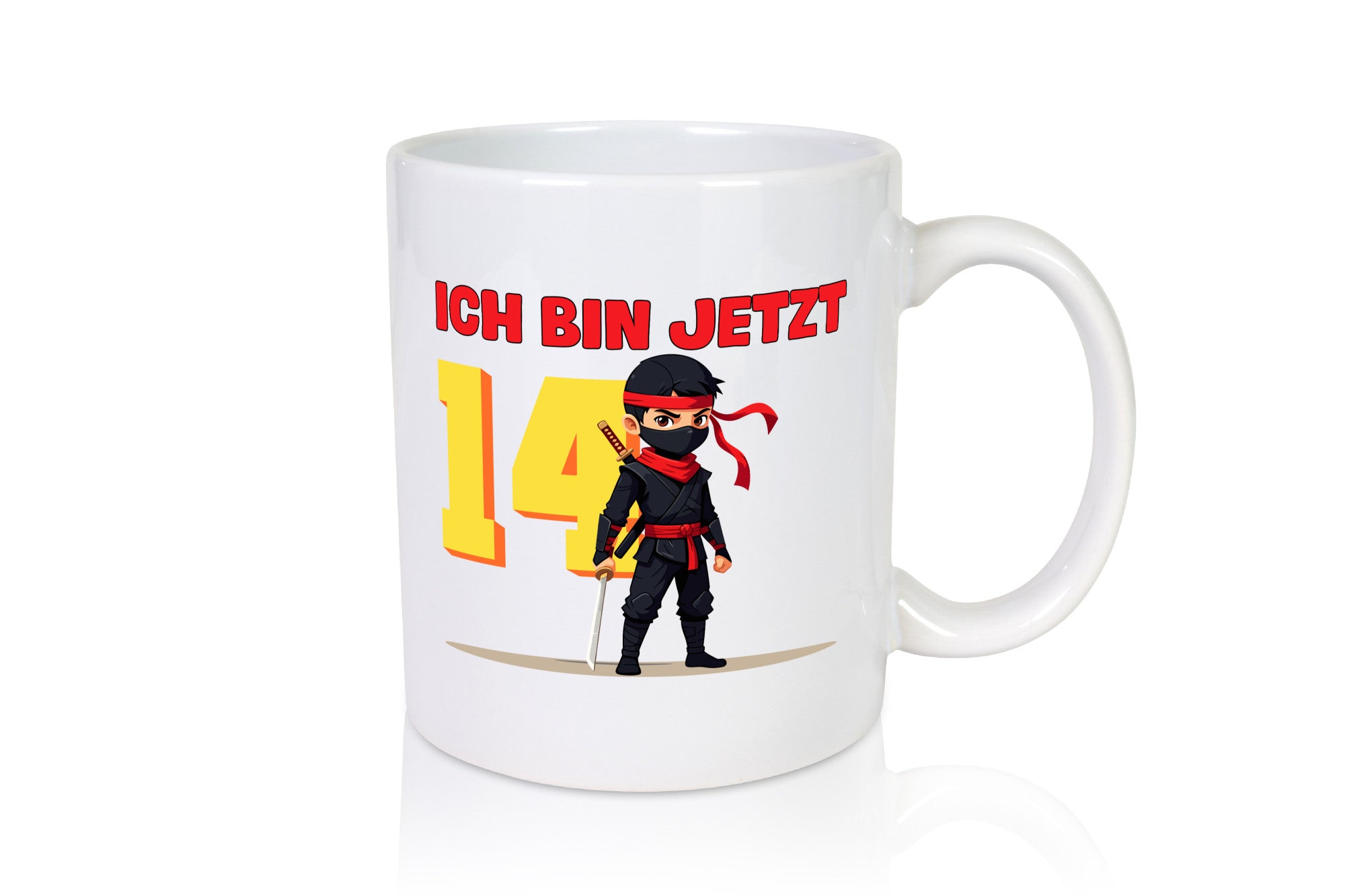14. Geburtstag | 14 Jahre Ninja Kinder lustiger Spruch Geschenk Geschenkidee