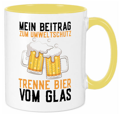 Beitrag zum Umweltschutz | Biertrinker Party Pils lustiger Spruch Geschenk