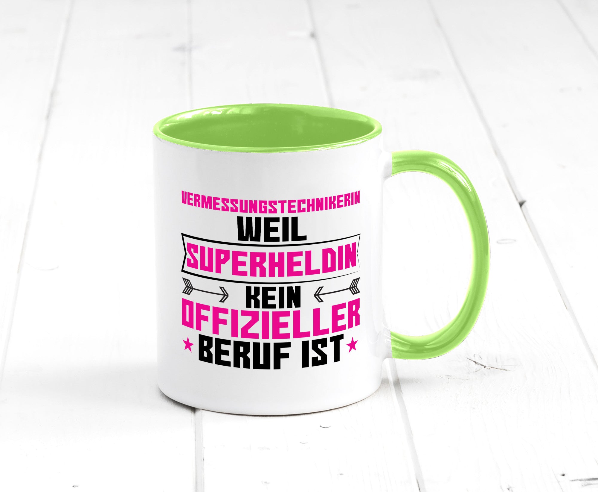 Superheldin Vermessungstechnikerin | Techniker Humor Geschenkidee Tasse