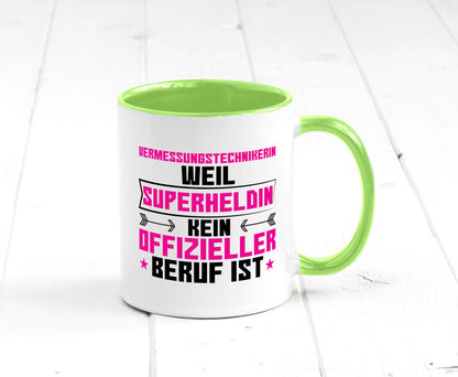Superheldin Vermessungstechnikerin | Techniker Humor Geschenkidee Tasse