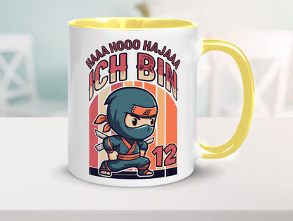 12. Geburtstag | Ninja Junge 12 Jahre Humor Geschenkidee Tasse
