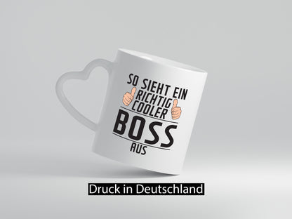 Richtig Cooler Boss | Führungskraft Vorgesetzter lustiger Spruch Geschenk Humor
