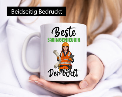 Beste Bauingenieurin | Ingenieurin v2 lustiger Spruch Geschenk Humor