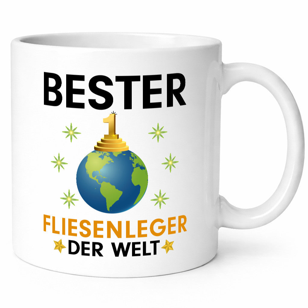Welt Bester Fliesenleger | Fliesenlegen Bau lustiger Spruch Geschenk Humor