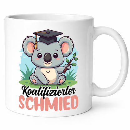 Koalifizierter Schmied | schmieden lustig Humor Geschenkidee Geschenk Tasse