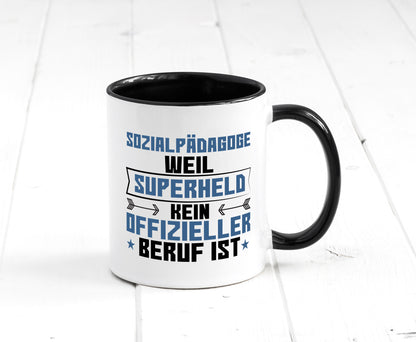 Superheld Sozialpädagoge | Pädagoge lustig Humor Geschenkidee Geschenk Tasse