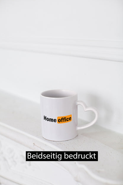 Home Office | Arbeit von zuhause v2 Geschenk Kollegen Büro lustiger Spruch Tasse