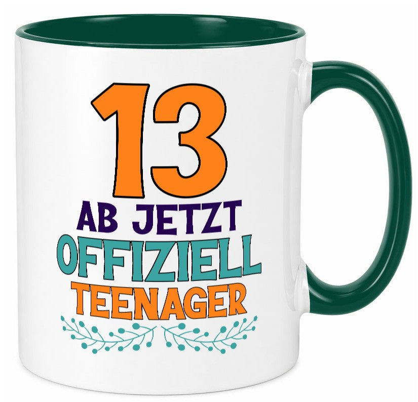 13. Geburtstag | Mädchen Tasse Teenager Spruch vl5 Geschenk Geschenkidee
