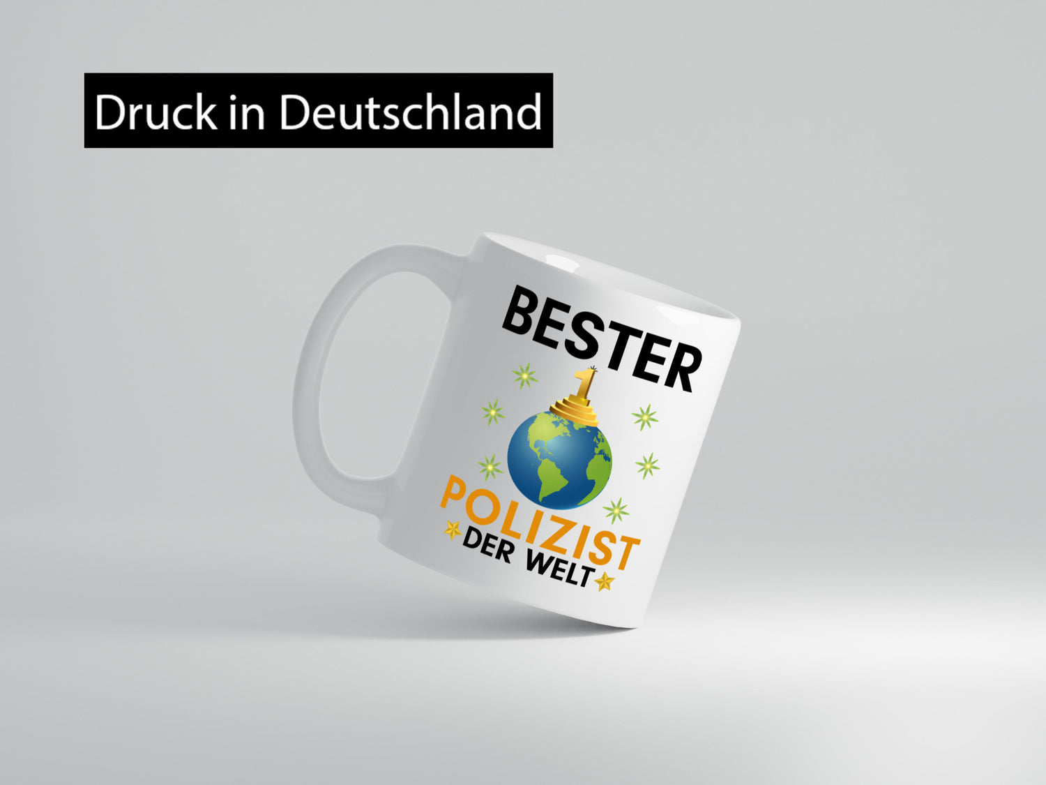 Welt Bester Polizist | Polizei lustiger Spruch Geschenk Humor Geschenkidee Tasse