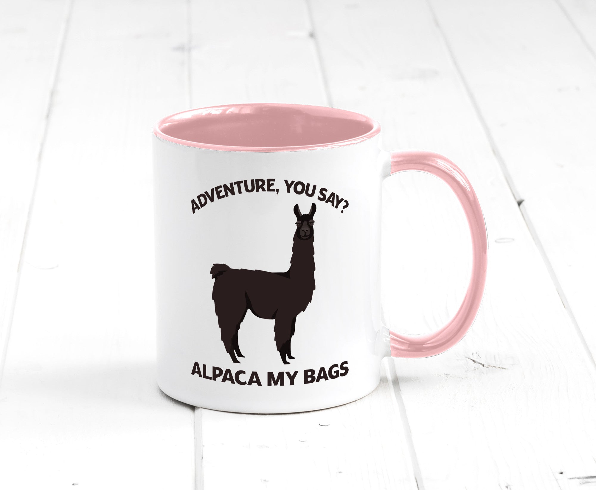 Adventure, Alpaca | Humor Geschenkidee Tasse