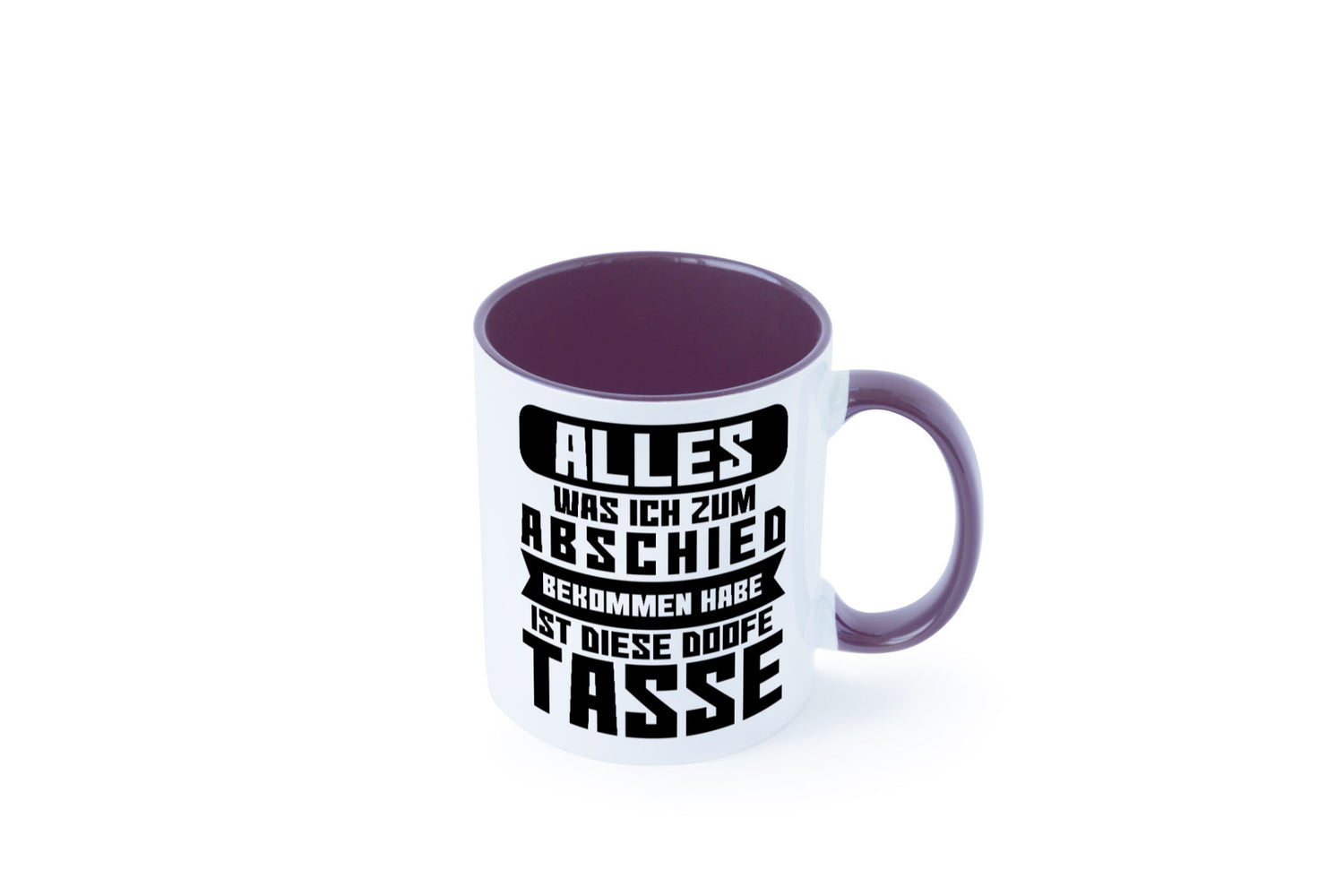 Zum Abschied | Kollegen Jobwechsel Büro Abschluss Geschenk Arbeit lustiger