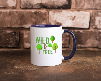 Wild and free | Freiheit Camper Hobbycamper Geschenkidee Humor Tasse