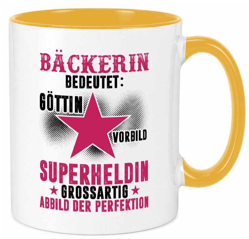 Bedeutung von Bäckerin | Bäckerei Frauen Backen lustig Humor Geschenkidee Tasse