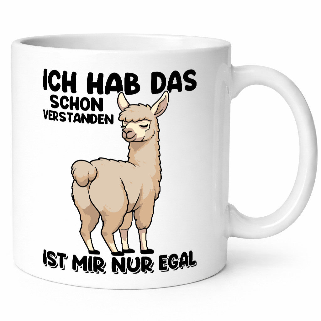 Hab ich verstanden ist mir nur egal | Lama Alpaka Geschenk Humor Geschenkidee