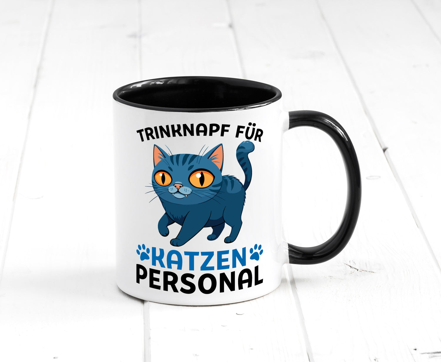 Katzen Personal | Katzenbesitzer Tasse Katze Humor vl2 Tierliebhaber