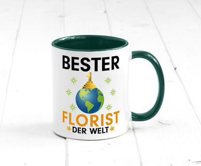 Welt Bester Florist | Blumen Verkäufer Humor Geschenkidee Tasse