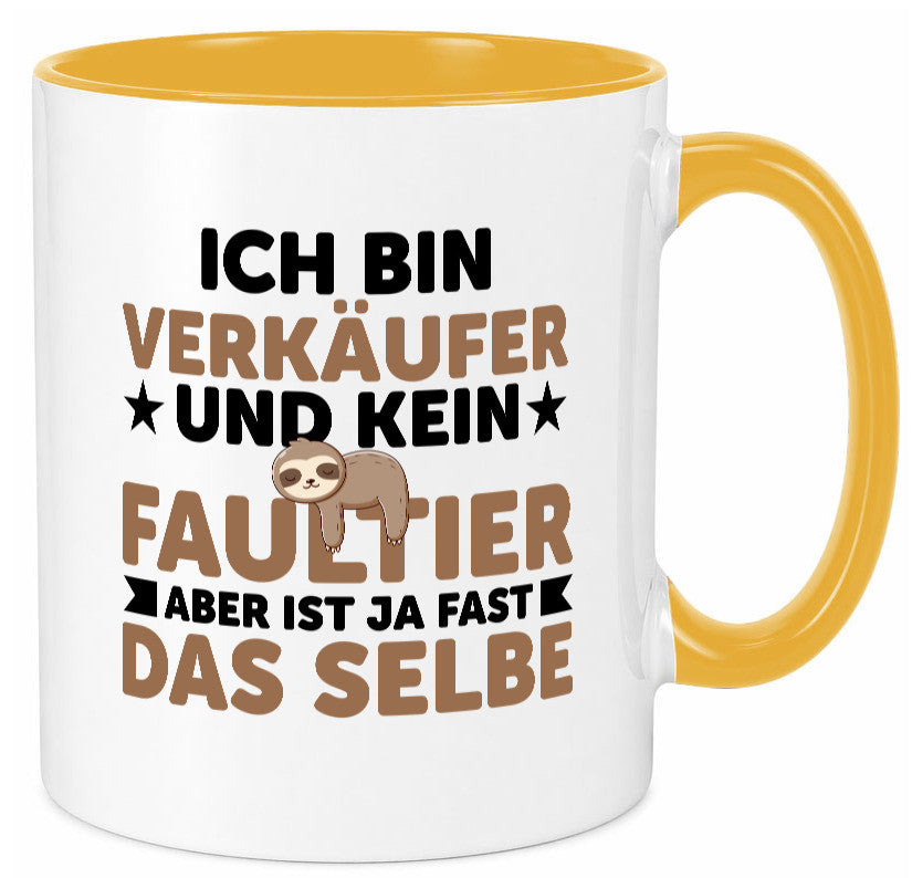 Ich bin kein Faultier: Verkäufer | Kollege Verkaufsjob v2 lustig Arbeit
