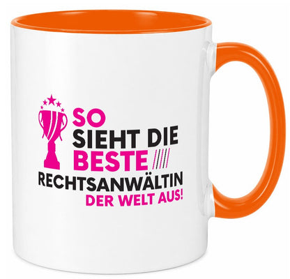 Die Weltbeste Rechtsanwältin | Jurstin Anwältin Humor Geschenkidee Tasse