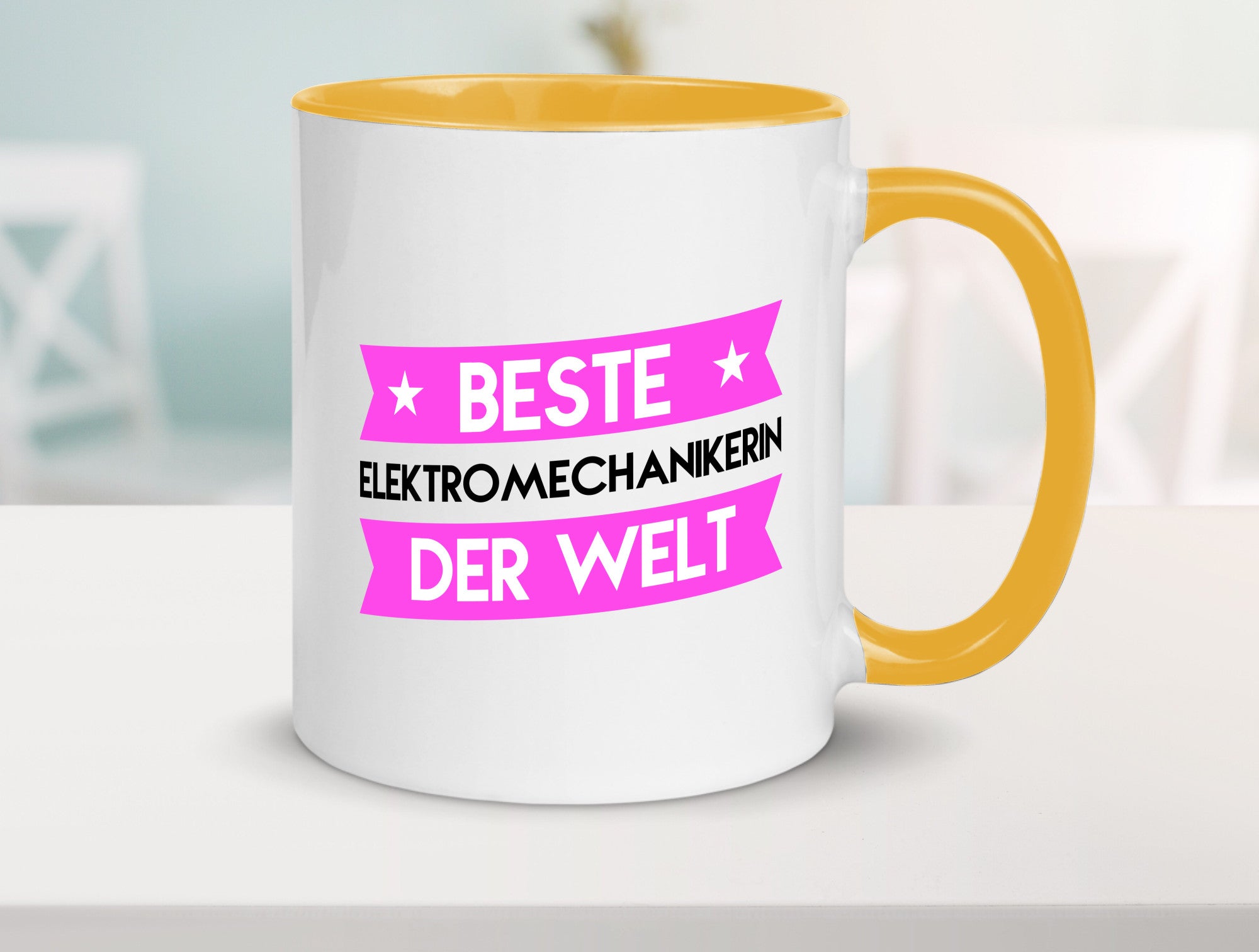 Beste Elektromechanikerin | Mechanikerin Humor Geschenkidee Tasse