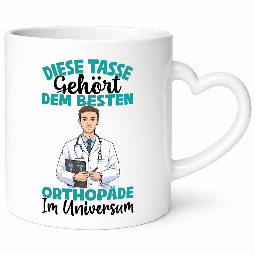 Im Universum: Orthopäde | Orthopädie Humor Geschenkidee Tasse