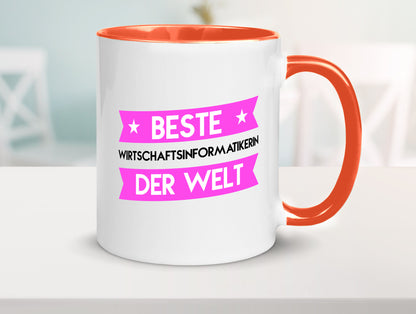 Beste Wirtschaftsinformatikerin | Wirtschaft Informatik Humor Geschenkidee Tasse