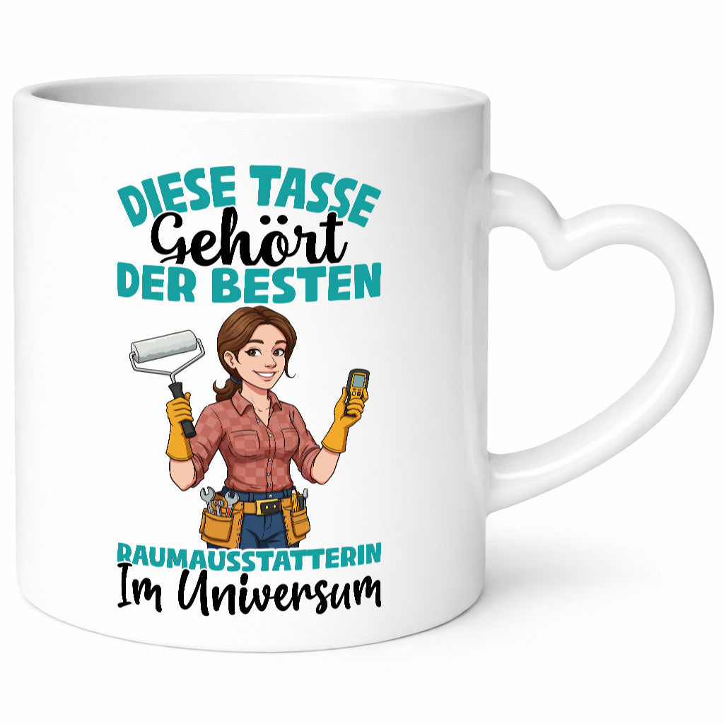 Im Universum: Raumausstatterin | Wohn Ausstatterin lustig Humor Geschenkidee