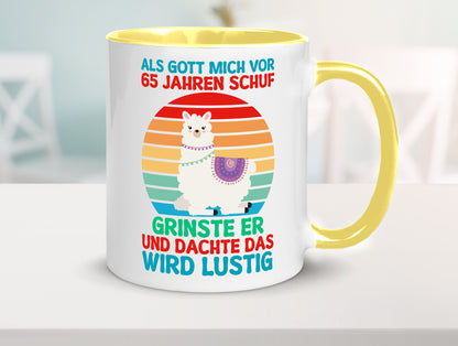 65. Geburtstag | 65 Jahre Gut Schuf mich Lama v2 lustig Geschenkidee Geschenk