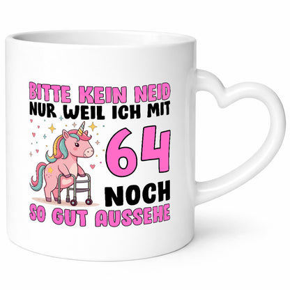 64. Geburtstag | 64 Jahre Mit noch so gut aussehen Humor Geschenkidee Tasse