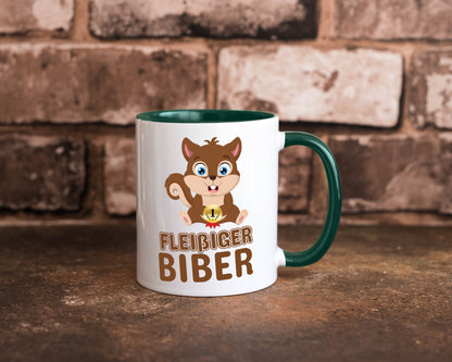 Fleißiger Biber | Motiv Tasse Kinder Geburtstag lustig Geschenkidee Geschenk