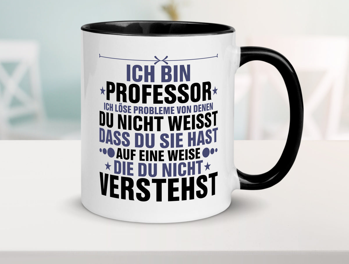 Löse Probleme: Professor | Uni Universität v2 Humor Geschenkidee Tasse