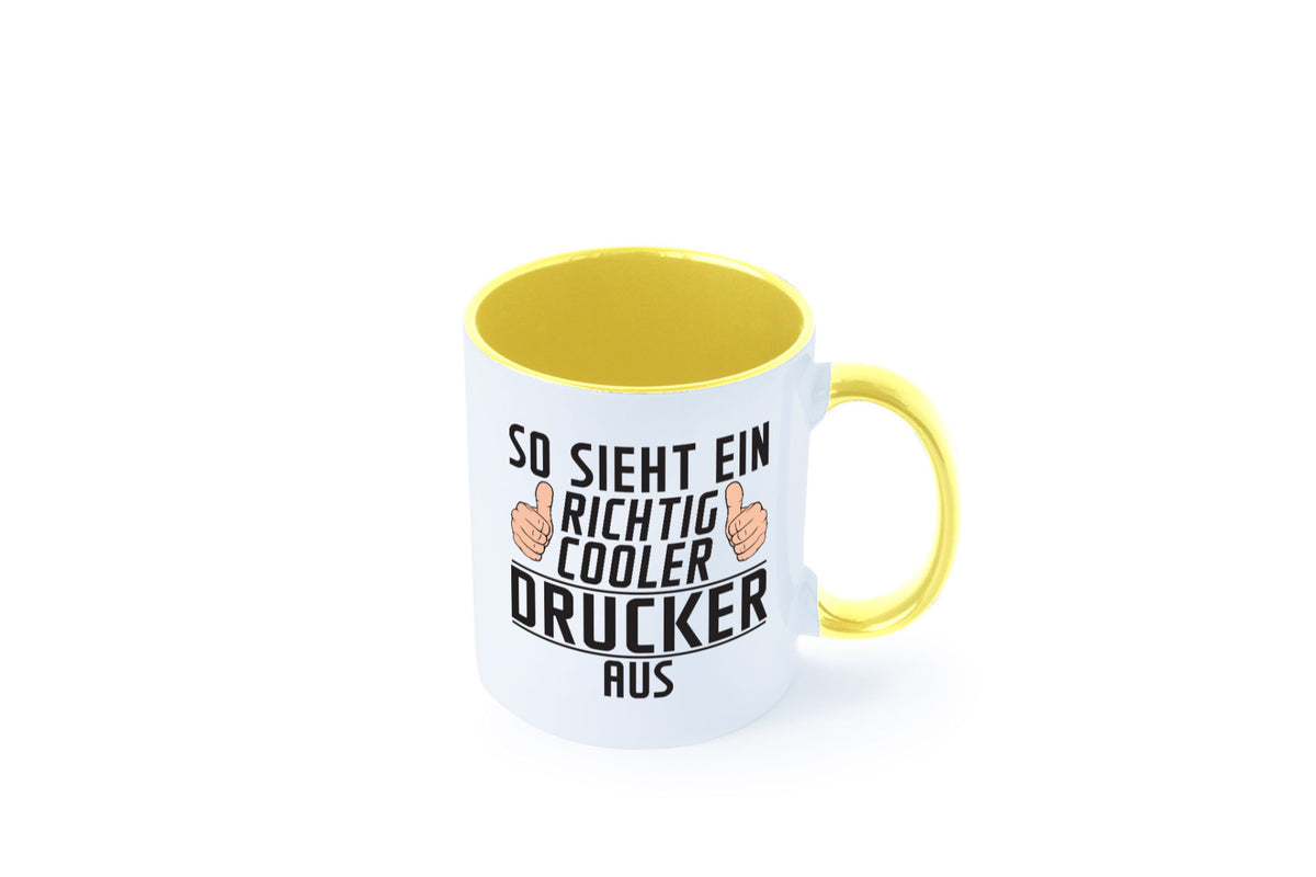 Richtig Cooler Drucker | Druckerei Print Medien Geschenk Humor Geschenkidee Tasse